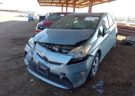 2013 Toyota Prius Three из США, поврежденный, VIN JTDKN3DU9D1667142